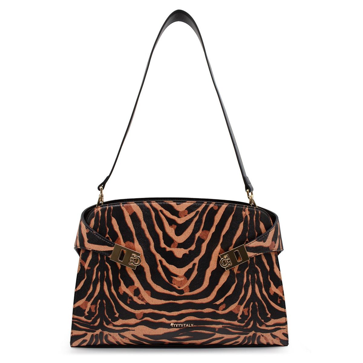 Bolsa para mujer Kenia color negro y café tigre