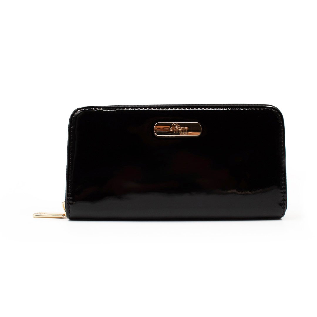 Cartera para mujer Mireya color negro charol
