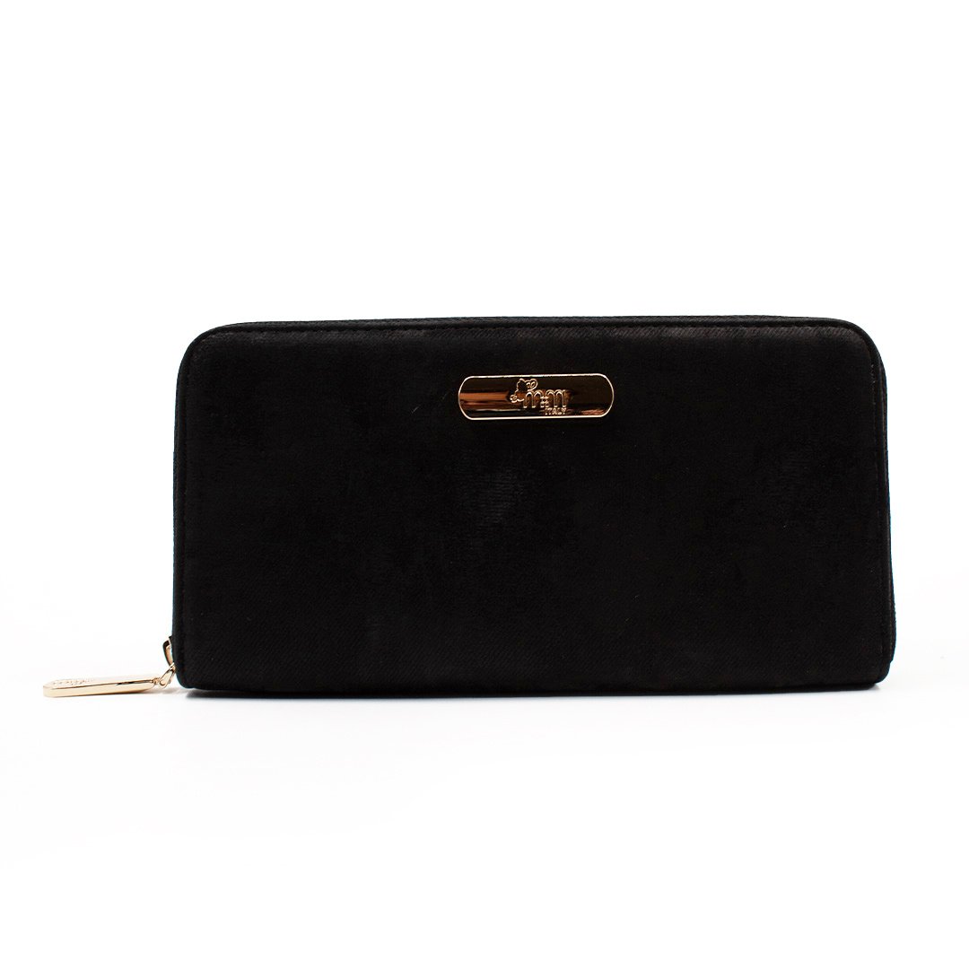 Cartera para mujer Mireya color negro gamuza