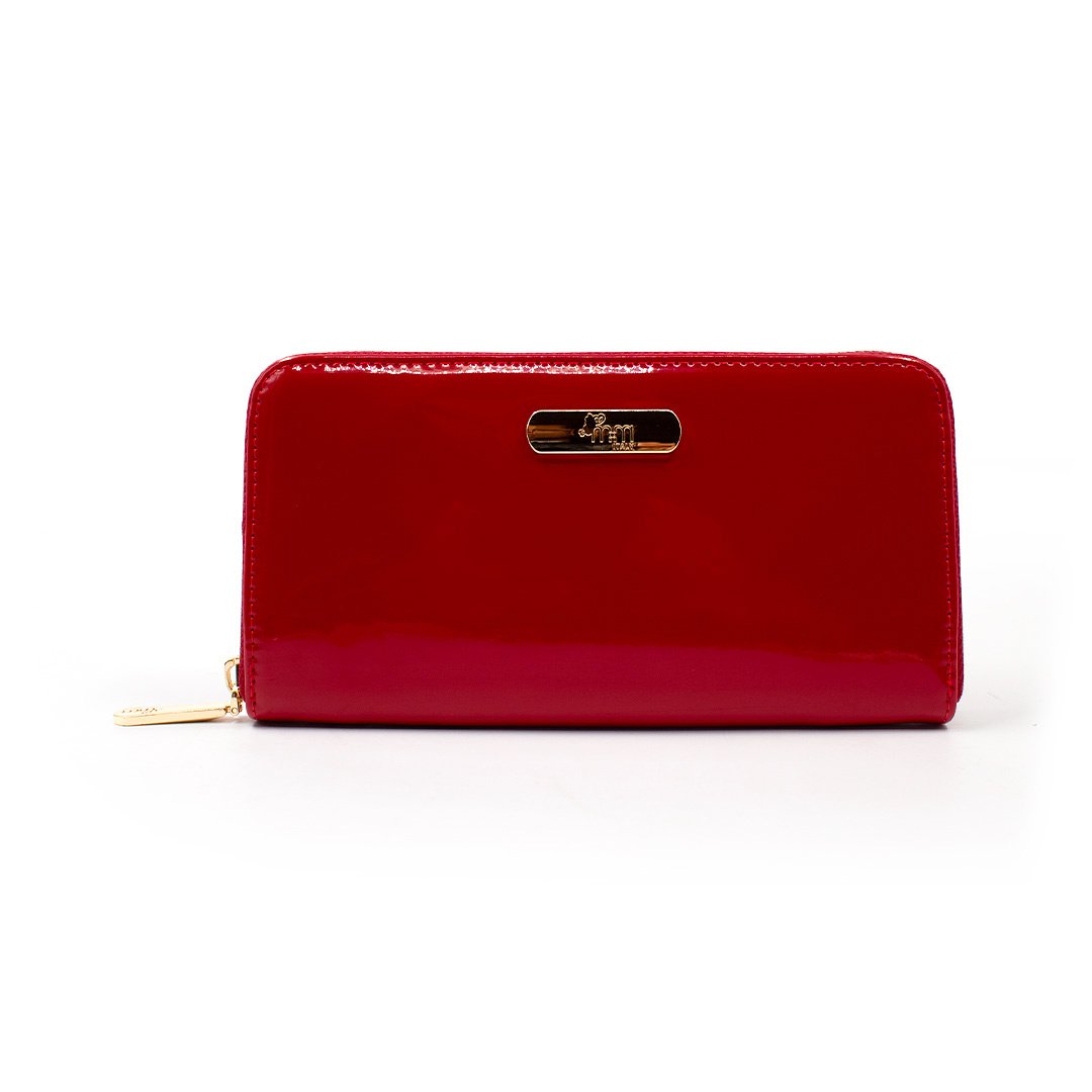 Cartera para mujer Mireya color rojo charol