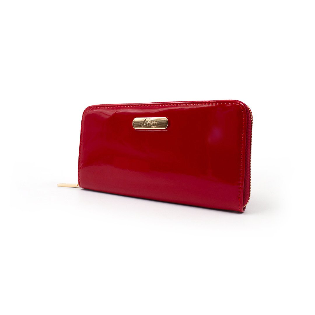 Cartera para mujer Mireya color rojo charol