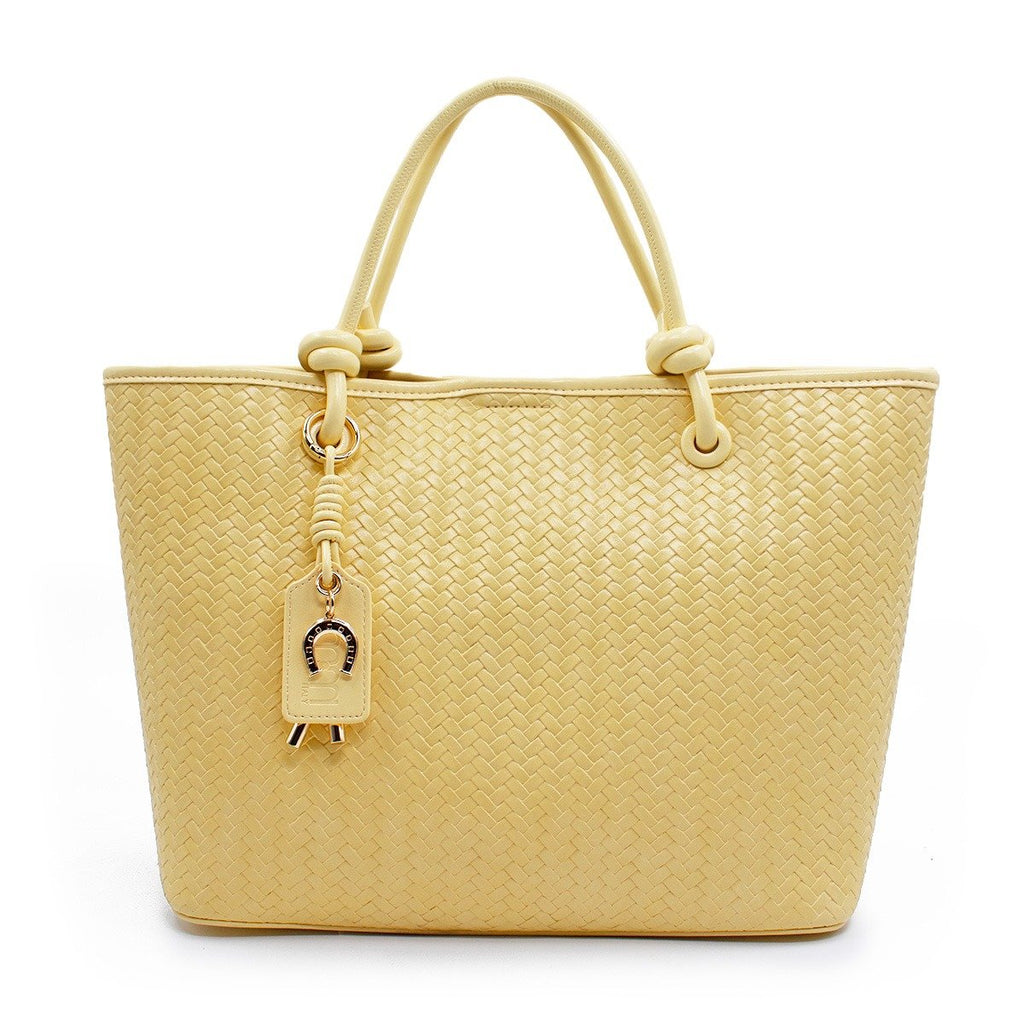 Bolsa para mujer Rafia color amarillo