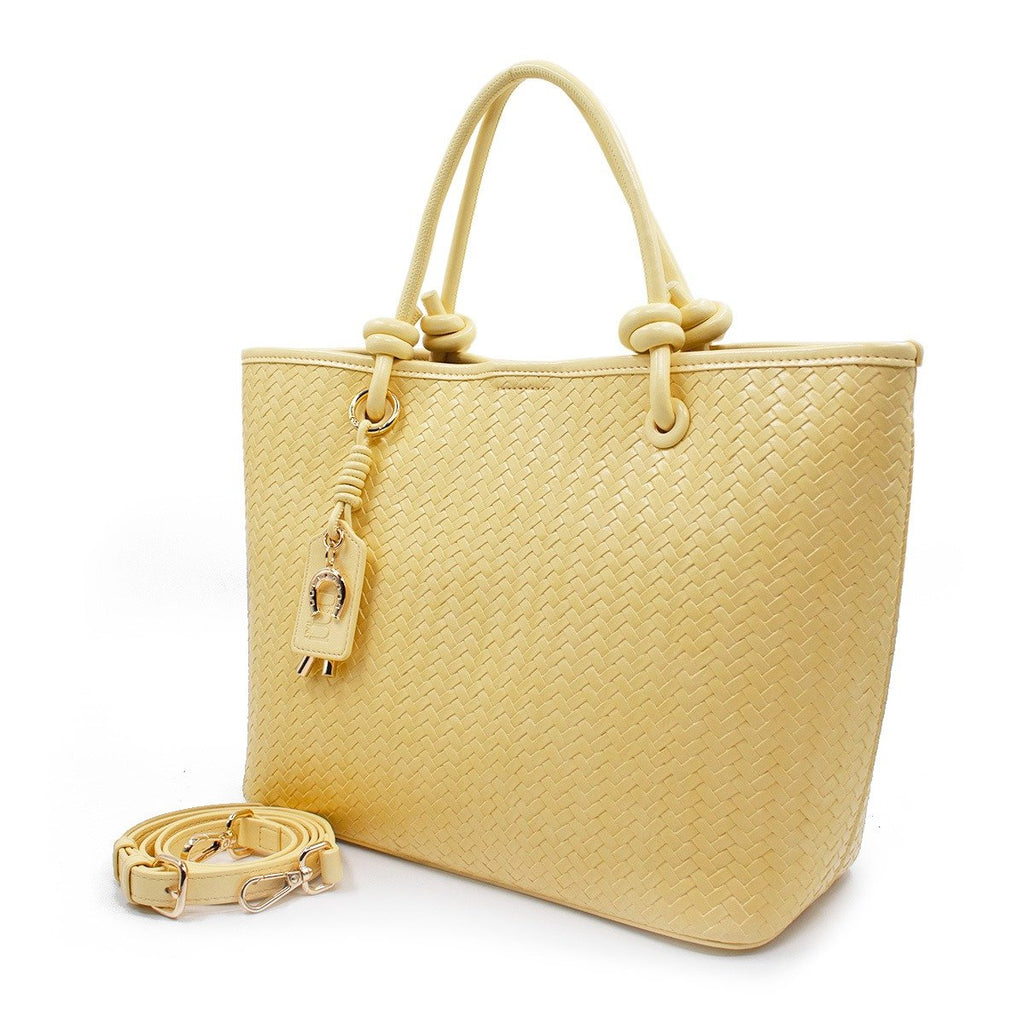 Bolsa para mujer Rafia color amarillo