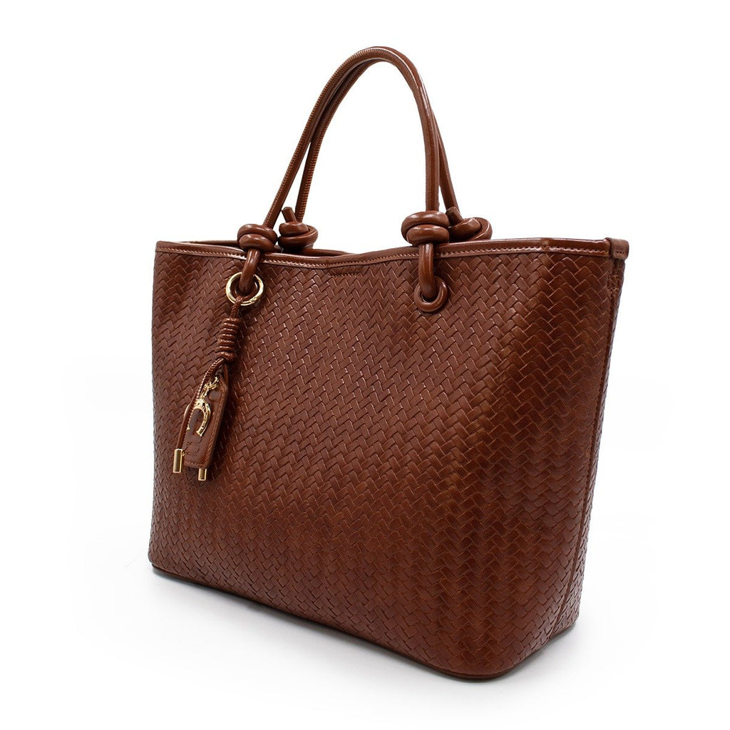 Bolsa para mujer Rafia color café