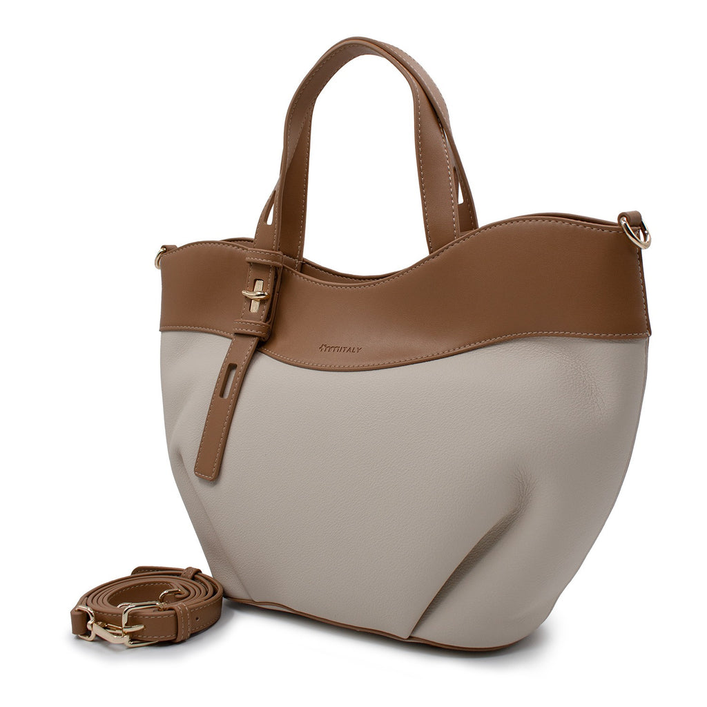 Bolsa para mujer Tulipa color beige
